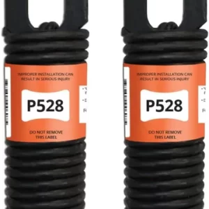 170 lb. Heavy-Duty Double-Looped Garage Door Extension Springs Replacement (2-Pack) - ORANGE | Springs for Garage Door Repair | Garage Hardware (Copy)