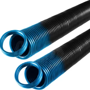 90 lb. Heavy-Duty Double-Looped Garage Door Extension Spring (2-Pack) -LIGHT BLUE | Springs For Garage Door Replacement Hardware Repair