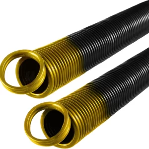 80 lb. Heavy-Duty Double-Looped Garage Door Extension Spring (2-Pack) - GOLD | Springs for Garage Door Replacement Hardware Repair