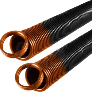 170 lb. Heavy-Duty Double-Looped Garage Door Extension Springs Replacement (2-Pack) - ORANGE | Springs for Garage Door Repair | Garage Hardware